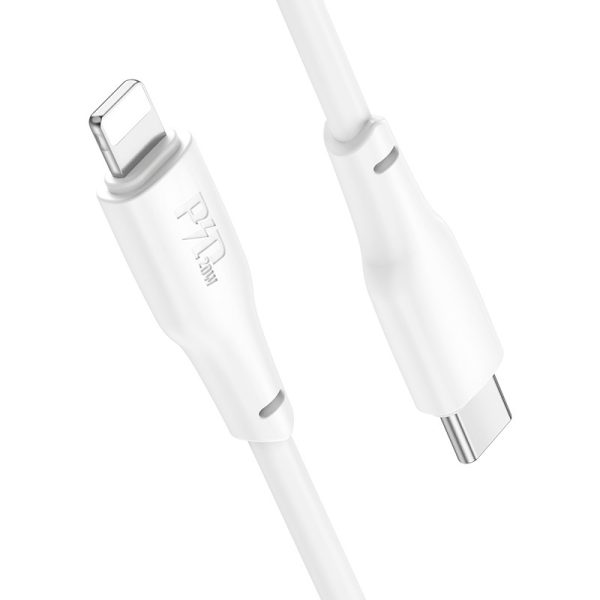 USB cable Hoco X93 PD20W USB-C to Lightning 2.0m white - Image 4