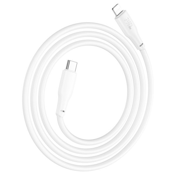 USB cable Hoco X93 PD20W USB-C to Lightning 2.0m white - Image 3
