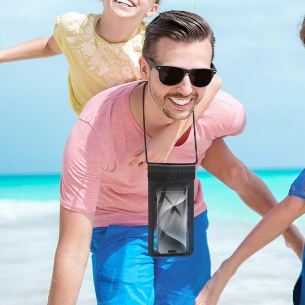 Hoco HX53 Treasure Mobile Phone Waterproof Leather Bag - Image 4