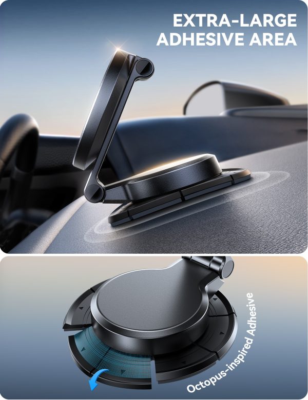 Car charger-holder Joyroom JR-ZS408 (dashboard) 15W wireless black - Image 2
