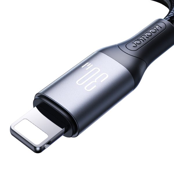 USB cable Joyroom S-A28 USB-C to Lightning 30W 1.0m black - Image 3