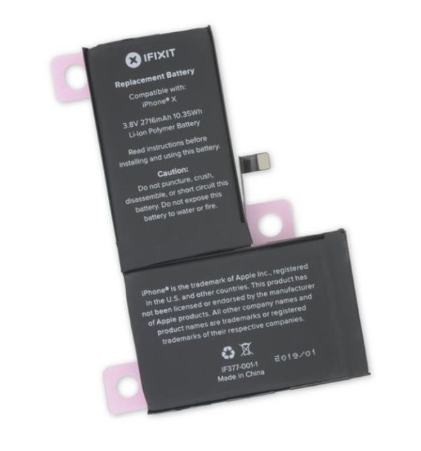 Battery ORG for iPhone X 2716mAh with sticker