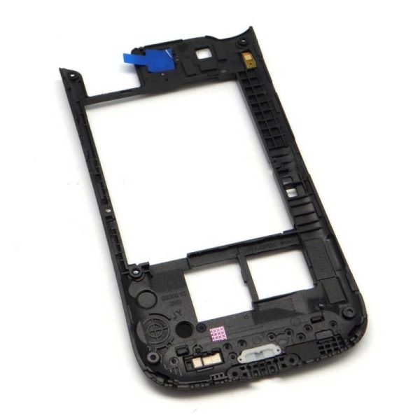 Средний корпус Samsung i9300 S3 черный ORG