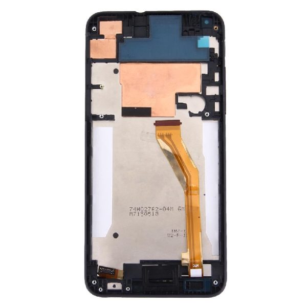LCD screen HTC Desire 816 with touch screen and frame black original (service pack)