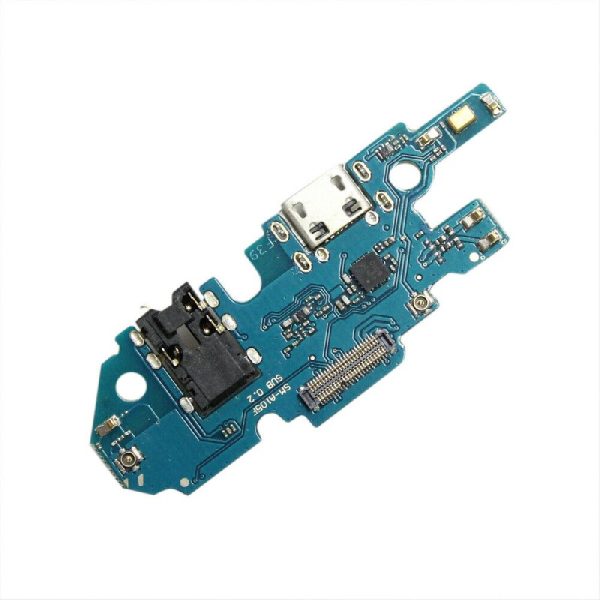 Шлейф Samsung A105 A10 2019 Dual SIM (SUB 0.1) с разъемом зарядки, микрофоном, разъемом наушников оригинал (service pack)