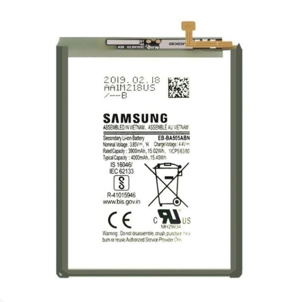 Аккумулятор оригинал Samsung A205/A305/A307/A505/A507 A20/A30/A30s/A50/A50s 4000mAh EB-BA505ABU (service pack)