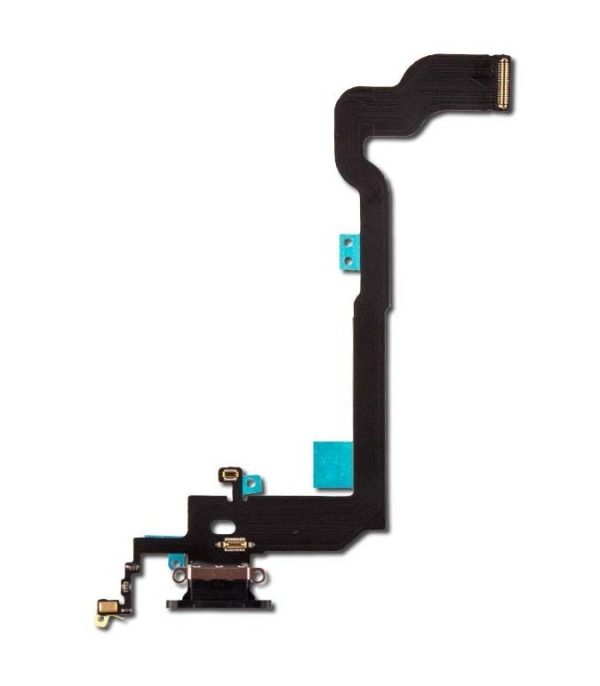 Flex for iPhone X for charging connector with microphone Space Grey ORG