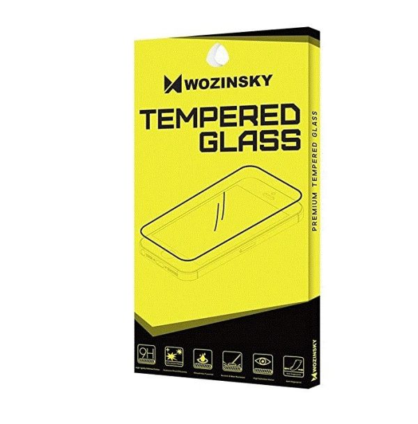 Защитное стекло ""Wozinsky 5D Full Glue" Apple iPhone 12 Pro Max адаптирован к чехлу черное