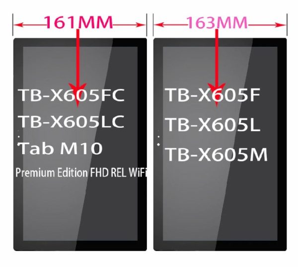 Дисплей Lenovo Tab M10 FHD Rel X605LC/FC 10.1 с сенсорным экраном черный (small version) (Refurbished) ORG