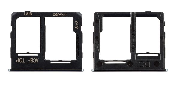 SIM card holder Samsung A326 A32 5G 2021 Black original (service pack)