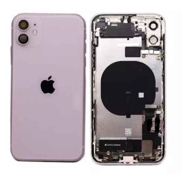 Battery cover iPhone 11 Purple full with flex original (used Grade C)