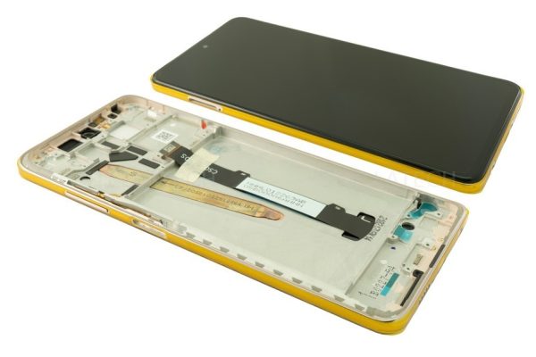 LCD screen Xiaomi Poco X3 Pro/X3/X3 NFC with touch screen with frame Metal Bronze original (service pack)