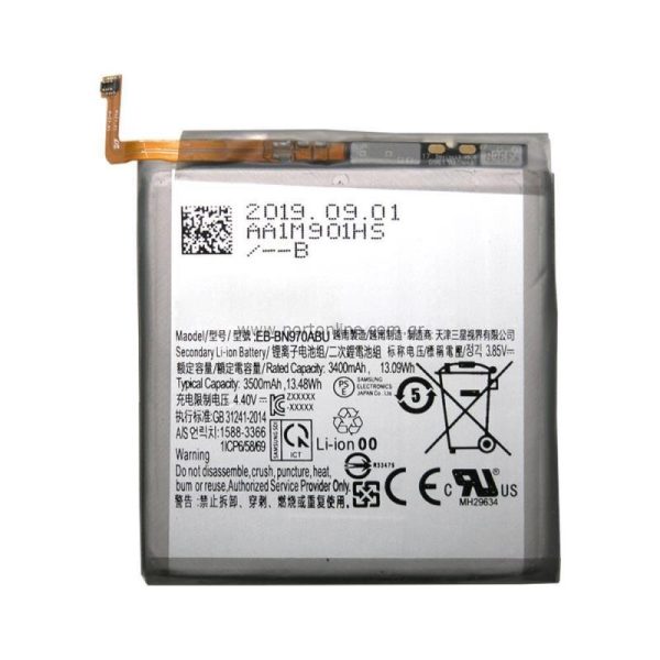 Аккумулятор ORG Samsung N970F Note 10 3400mAh EB-BN970ABU