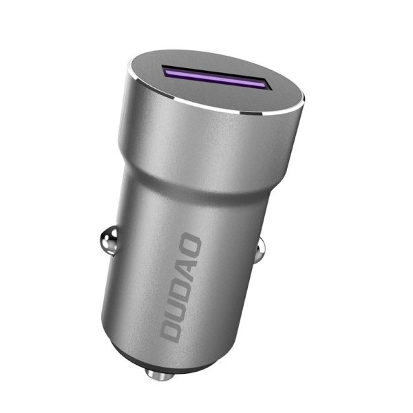 Car charger Dudao R4Pro (1xUSB; 5A; 22,5W) grey