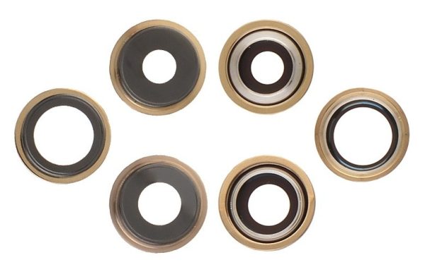 iPhone 13 Pro Max lens for camera with frame Gold (3pcs) ORG