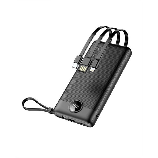 External battery POWER BANK VEGER C10 10000mAh (USB,USB-A,Type-C,MicroUSB,lightning) black