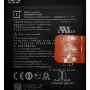 Battery ORG OnePlus 7T BLP743 3725mAh