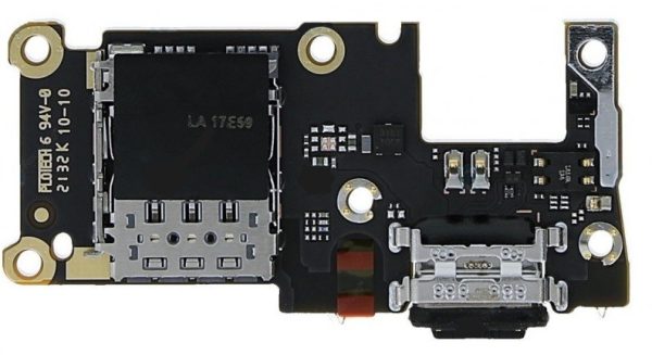 Шлейф Xiaomi 11T Pro с разъемом зарядки и микрофоном, SIM контакт карты оригинальный (service pack)