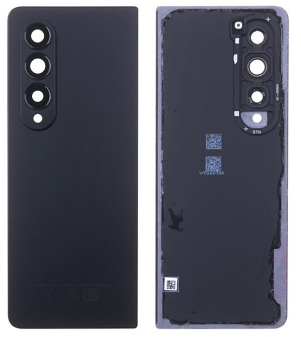 Back cover for Samsung F936 Galaxy Z Fold 4 Phantom Black original (used Grade B)