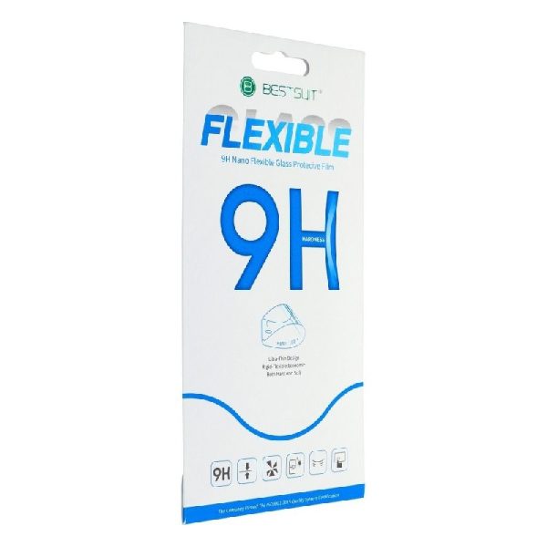 Защитное стекло Bestsuit Flexible Hybrid Glass 9H Samsung S928 S24 Ultra адаптирован к чехлу черное