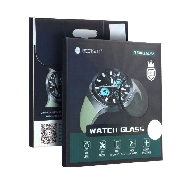 Защитное стекло Bestsuit Flexible Hybrid Glass 5D Apple Watch 9 45mm