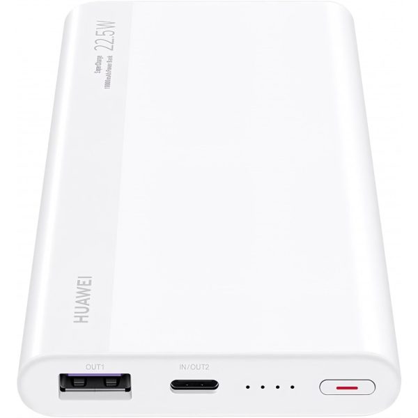 Внешний аккумулятор Huawei SuperCharge 10000mAh (USB-C; MicroUSB; QC + PD 22.5W) белый