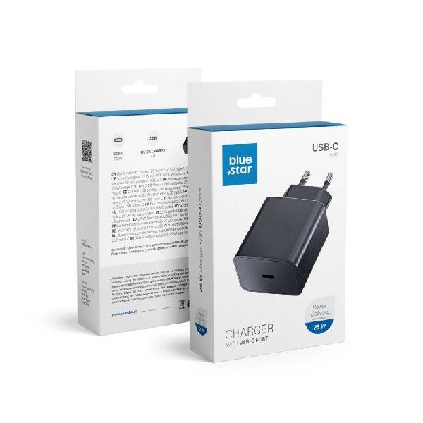 Charger Blue Star (TFB-TC-25W) Type-C 3A (25W) black