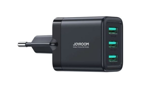 Сетевая зарядка JOYROOM (JR-TCN02) (4xUSB; 3.4A 17W) черная