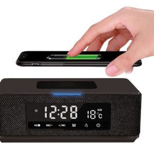 Bluetooth портативная колонка OMEGA (PMGQ15B) (wireless charging function) черная