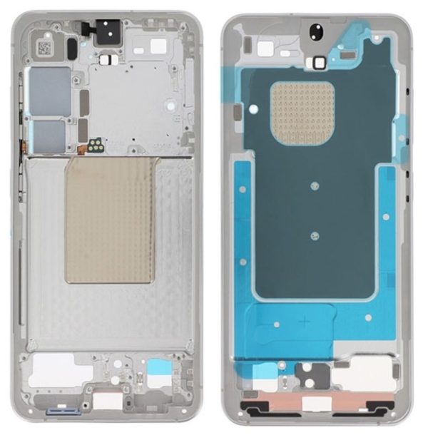 Средний корпус Samsung S921 S24 Marble Grey оригинал (service pack)