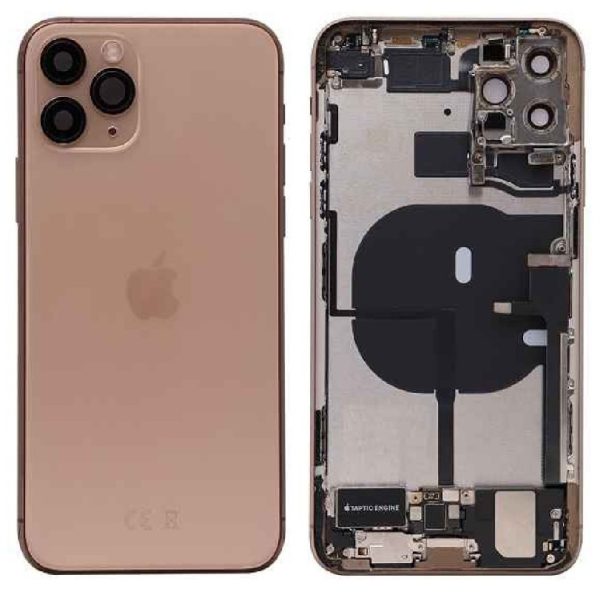 Battery cover iPhone 11 Pro Max Gold full with flex original (used Grade B)