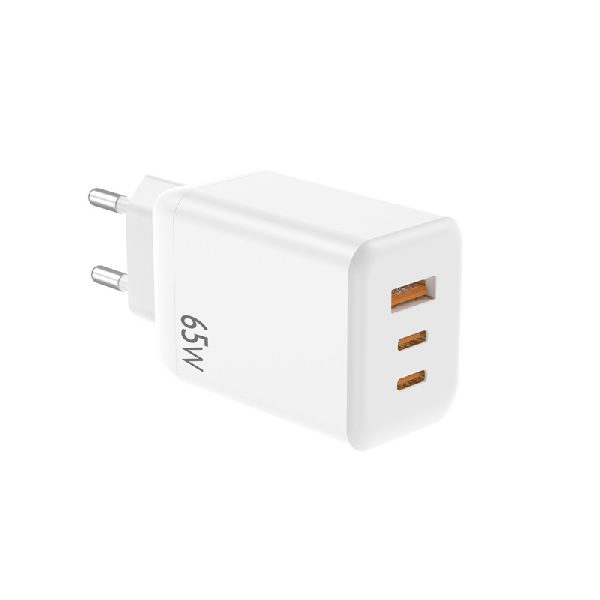 Charger NCC (2xUSB-C; 1xUSB 65W) white