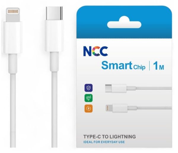 USB cable NCC "USB-C to Lightning" 1m white