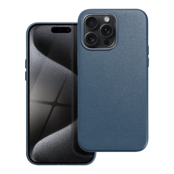 Case Leather Mag Cover (MagSafe) for iPhone 16 navy