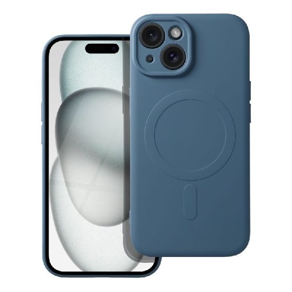 Case Silicone Mag Cover (big hole) (MagSafe) for iPhone 16 navy