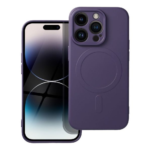 Case Silicone Mag Cover (MagSafe) for iPhone 14 Pro purple