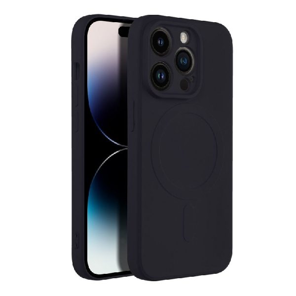 Case Silicone Mag Cover (MagSafe) for iPhone 15 Pro black
