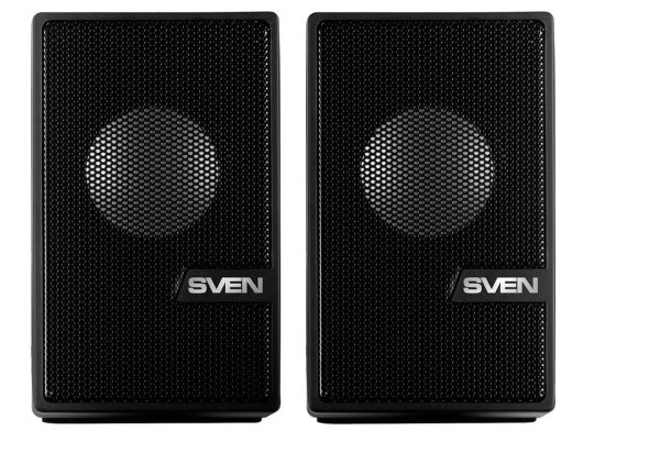 Speakers (2pcs) Sven (SV-021399) (3.5mm) black