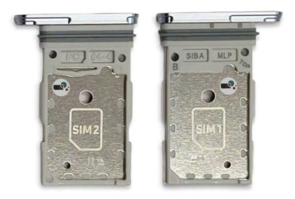 SIM card holder Samsung S921 S24/S926 S24 Plus Dual Sapphire Blue original (service pack)