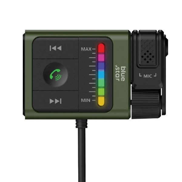 Bluetooth модулятор Blue Star (BT64) (bluetooth v5.1 3,5mm AUX) черная