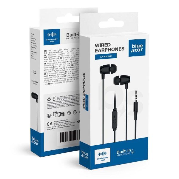 Handsfree Blue Star (PA-E67) 3,5mm black