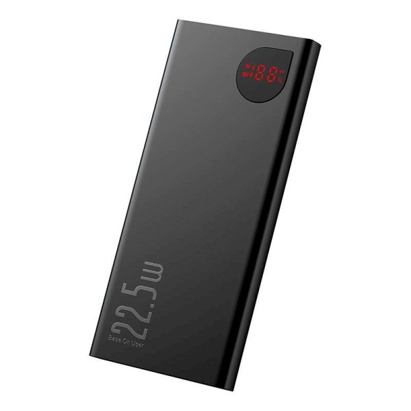Внешний аккумулятор POWER BANK Baseus (PPAD070001) 10000mAh (2xUSB; 1xType-C; 22,5W) черный