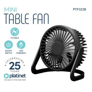 PLATINET LAUAFAN (15cm x 15cm x 12cm) musta