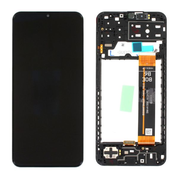 Дисплей Samsung A135 A13 4G с сенсорным экраном оригинал Black (service pack)