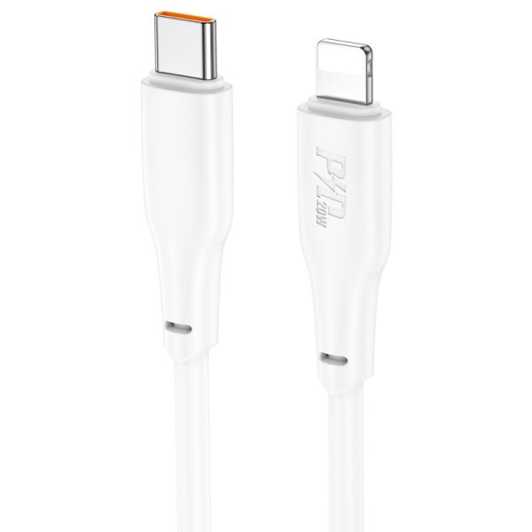 USB cable Hoco X93 PD20W USB-C to Lightning 1.0m white
