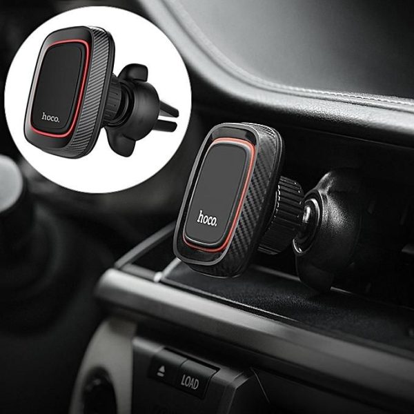 Car phone holder Hoco CA23, for using on ventilation grille, magnetic fixing - Image 2