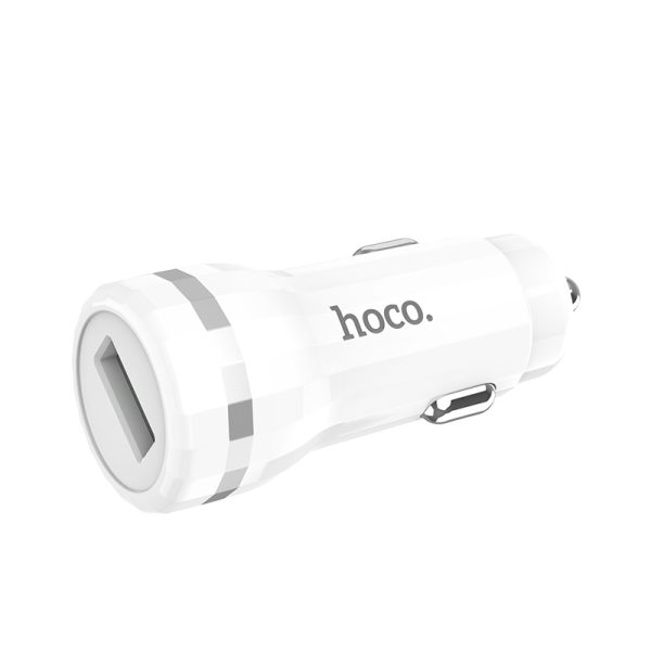 Автомобильная зарядка HOCO Z27A Staunch Quick Charge  3.0 (3.1A) белая — изображение 2