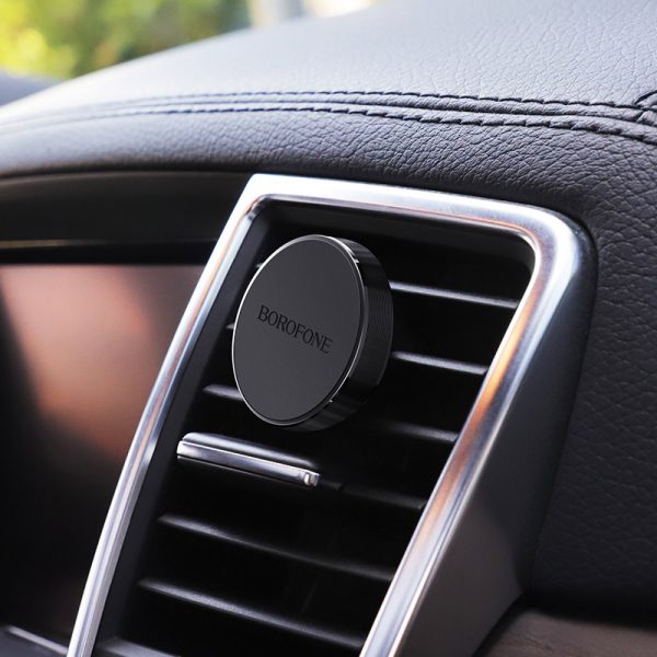 Car phone holder Borofone BH8, on ventilation grill, magnetic fixing,black - Image 3