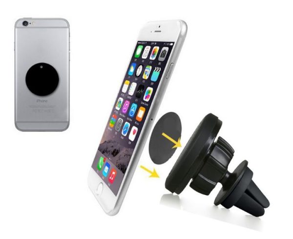 Car phone holder CPH-26, for using on ventilation grille, magnetic fixing - Image 2