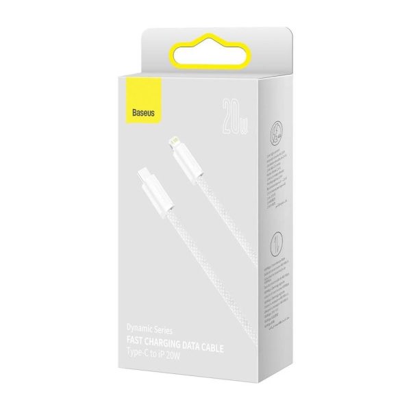 Cable Baseus Dynamic from Type-C to Lightning 20W 1.0m white CALD000002 - Image 2